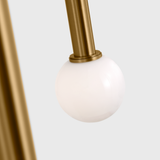 Nodes Small Linear Pendant Burnished Brass By Visual Comfort Studio Detailed View3
