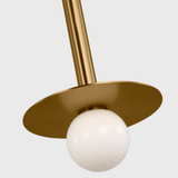 Nodes Small Linear Pendant Burnished Brass By Visual Comfort Studio Detailed View
