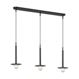 Nodes Small Linear Pendant Midnight Black By Visual Comfort Studio