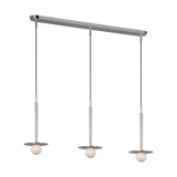 Nodes Small Linear Pendant Polished Nickel By Visual Comfort Studio