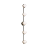 Nodes Vanity Light Extra Large Polished Nickel By Visual Comfort Studio Side View