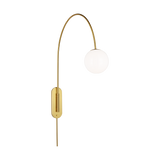 Noemie Wall Sconce Burnished Brass Large By Visual Comfort Studio Side View