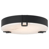 Noga Ceiling Light 16 Inch Black By Eurofase - Side View1