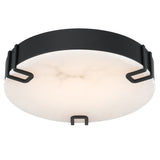 Noga Ceiling Light 16 Inch Black By Eurofase - Side View