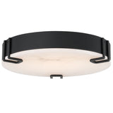 Noga Ceiling Light 16 Inch Black By Eurofase