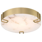 Noga Ceiling Light 16 Inch Gold By Eurofase - Side View
