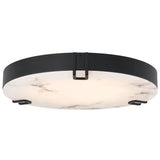Noga Ceiling Light 22 Inch Black By Eurofase - Side View1