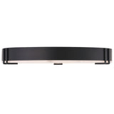 Noga Ceiling Light 22 Inch Black By Eurofase - Side View2