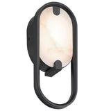 Noga Wall Sconce 11 Inch Black By Eurofase - Side View