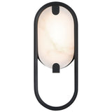 Noga Wall Sconce 11 Inch Black By Eurofase