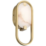 Noga Wall Sconce 11 Inch Gold By Eurofase - Side View