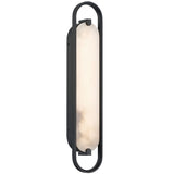 Noga Wall Sconce 24 Inch Black By Eurofase - Side View2