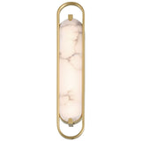 Noga Wall Sconce 24 Inch Gold By Eurofase - Front View