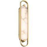 Noga Wall Sconce 24 Inch Gold By Eurofase - Side View