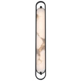 Noga Wall Sconce 36 Inch Black By Eurofase - Front View