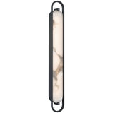 Noga Wall Sconce 36 Inch Black By Eurofase - Side View2