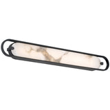 Noga Wall Sconce 36 Inch Black By Eurofase - Side View3