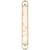 Noga Wall Sconce 36 Inch Gold By Eurofase - Front View