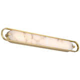 Noga Wall Sconce 36 Inch Gold By Eurofase - Side View3