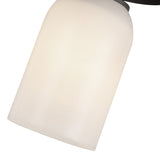 Nola Ceiling Light Black Glossy Opal Glass By Kuzco Detailed View