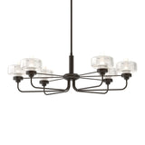 Nola Pendant in Oil Rubbed Bronze, Clear Glass by Hubbardton Forge
