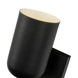 Nola Single Wall Sconce Black By Kuzco Detailed View
