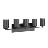 Nola Wall Sconce Black By Kuzco Side View