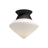 Nora Flush Mount — Matte Black