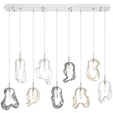 Norah Linear Chandelier Nickel By Eurofase