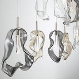 Norah Linear Chandelier Nickel By Eurofase Lifestyle View