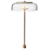 Nordic Gold/Clear Large Blossi In-set Table Lamp by Nuura