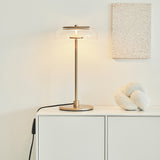 Nordic Gold/Clear Large Blossi Table Lamp by Nuura
