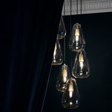 Nordic Gold/Gold Anoli 6 Multi-Light Suspension by Nuura