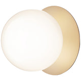Nordic Gold/Opal Large Liila Ceiling/Wall Light by Nuura