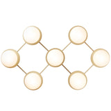 Nordic Gold/Opal Liila 7 Wall/Ceiling Light by Nuura