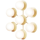 Nordic Gold/Opal Liila Star Wall/Ceiling Light by Nuura