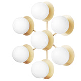 Nordic Gold/Opal Liila Star Wall/Ceiling Light by Nuura