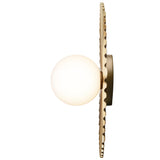Nordic Gold/Opal Large Liila Muuse Ceiling/Wall Light by Nuura