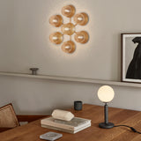 Nordic Gold/Optic Clear Liila Star Wall/Ceiling Light by Nuura in Study Room