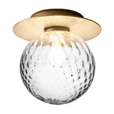 Nordic Gold/Optic Clear Medium Liila Ceiling/Wall Light by Nuura