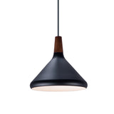Nordic Pendant Walnut / Black by Maxim Lighting