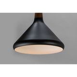 Nordic Pendant Walnut / Black by Maxim Lighting