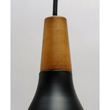 Nordic Pendant Walnut / Black by Maxim Lighting