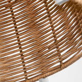 Norman Pendant Large Matte White Blonde Rattan By Visual Comfort Studio - Detailed View2