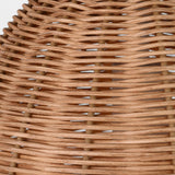 Norman Pendant Large Matte White Blonde Rattan By Visual Comfort Studio 4