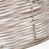 Norman Pendant Large Midnight Black Ash Wicker By Visual Comfort Studio - Detailed View4