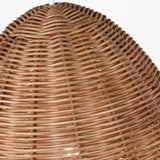 Norman Pendant Medium Matte White Blond Rattan By Visual Comfort Studio - Detailed View3