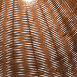 Norman Pendant Medium Matte White Blond Rattan By Visual Comfort Studio - Detailed View4