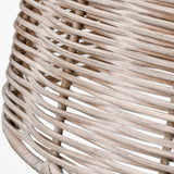 Norman Pendant Medium Midnight Black Ash Wicker By Visual Comfort Studio - Detailed View4