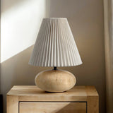 Noto Table Lamp Beige By Renwil Lifestyle View 1